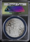 2021 Dan Carr Medal Cov-19 Outbreak Hard Times Token 1 Oz Silver Anacs Ms 70