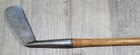 Antique Vintage Cleveland Ohio Hickory Wood Shaft Golf Club Cleek Smooth Face