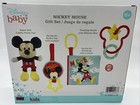 New Disney Baby Mickey Mouse Gift Set Age 0  4pcs Plush  Teether  Rattle  Book