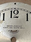 Antique Seth Thomas 8 Day Ships Bell Clock Dial Part 4 1 2   