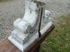 Pr Circa 1876 Victorian Gingerbread Gingerbread Brackets White Paint 14 X 11 X 9