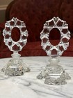 Art Deco Czech Clear Perfume Bottle Set