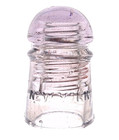 Cd 102 Purple Brookfield  pony  Antique Glass Telegraph Insulator Scarce