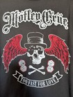 M  tley Cr  e Too Fast For Love Graphic T-shirt Gray Size Sm Music Rock   Pop