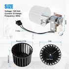 Upgraded S97009796 Bathroom Fan Motor Blower Assembly Compatible With Broan Nuto
