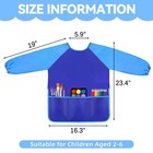 Daiuni Art Smock For Kids  Toddler Paint Kids Painting Apron  Blue