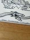 Vintage 90s Shop Used Tattoo Flash Different Styles Of Dragon
