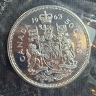 1963 Canada Proof Half Dollar   Proof Quarter Lot 50     25   0 800 Silver