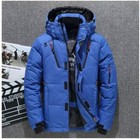 Top Men Jacket White Duck Down Parka Goose Feather Winter Coat Hood Jackets