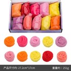 10 Colors Needle Felting Wool Fibre Wool Roving For Diy Craft Needle Felt Roving