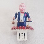Vintage Japan Xylophone Player Wind Up Tin Toy W  Box - Works Pls Watch Video   