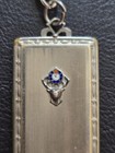 Vintage Elks Club Bpoe  Bill Locket W  2 Risque Images  removable  - Silver Tone