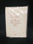 Poinsettia-vintage  Pack Of 10 Christmas Cards With Envelopes   Nos Sealed 