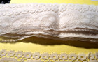 20  Yards Off White Or Ecru Detailed Lace 2  Wide  Lot 27