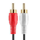 2 Rca Audio Cable Dual Rca Stereo Speaker Cord 2 Rca Male Lead Tv Amplifier