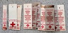 Vintage 1940 s Red Cross 5 Cent Cough Drops Advertising Matchbook - 9 Total