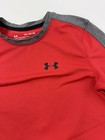 Under Armour Shirt Youth Xl 18-20 Red Gray Coldgear Fitted Long Sleeve Thermal