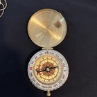 Vintage Brass Pocket Compass     Nautical Style     Decorative