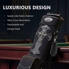 2x4 Billiard Cue Case Hard Premium Pool Stick Cases Faux Suede Leather Vintage