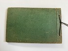 Vtg Mostly Empty Photo Album Scrapbook Green W  Some B w Photos 7 5x11   