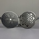 Norpro Vintage Pizzelle Iron Traditional Waffle Cookie W box   Recipes   