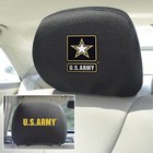United States Army Military Pair Of Premium Auto Head Rest Covers  Embroidered 