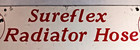 Vintage Original 1940 s - 50 s Carlisle Sureflex Radiator Hose Sign With Indians