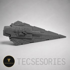 Star Wars Bellator Class Dreadnought 15in Grey 3d Printed Ship Model