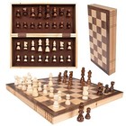 Premium Wooden Chess Set - 15 5   Magnetic Portable Board 15 Inch Chess Set