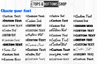Custom Text T-shirt  Personalized Text  Add Your Own Text  Front And Back