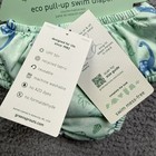 Green Sprouts Eco Pull-up Swim Diaper 6 Months Sage Dino Baby Boys Reusable