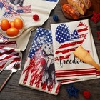  6 Pcs 4th Of July Kitchen Towels Vintage Patriotic Hand Towel Absorbent 