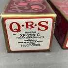 Lot 2- Qrs Word Roll Player Piano Rolls Frank Sinatra Hits   The Doo Wop Roll