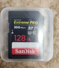 Sandisk 128gb Extreme Pro Sdxc Uhs-ii Card - C10  U3  V90  8k  4k Video Open Box