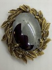 Alice Caviness Gray black Oval Hematite Cabochon Parure