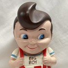 Vintage Bob s Big Boy Coin Piggy Bank Plastic W  Plug 10   