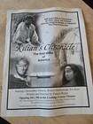 Kilian s Chronicle Movie Poster 1994 Coolidge Corner Theatre Pamela Berger 