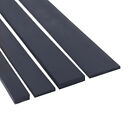 Black Solid Rubber Flat Strip Sealing Strip Thick 1 2 3 5mm Width 10 15 20-100mm
