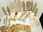 Vintage Mixed Lot Cut Paper Dolls Bonnie Braids Clothing Need Tlc To Fair Cond