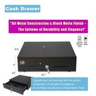 Goldbrush 16  Cash Drawer For Pos Systems With 3 Unlocking Modes And Rj11 rj12