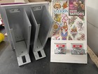 4 Column  Sticker  Tattoo Machine  w Stand