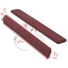 Saddlebag Latch Visibility Red Reflectors For Harley Touring Electra Glide 94-13