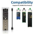 M 2 Nvme Ssd To Usb 3 2 Type-c Enclosure Case Converter Adapter M b m Key