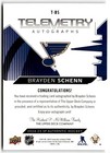 Brayden Schenn 2024-25 Sp Authentic Telemetry Auto  t-bs St  Louis Blues