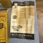 Vintage Advertising Veterinian Dr Legear s Flatulent Colic  5 Oz  75c  Bottle