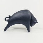 Modern Abstract Bull Statue Wall Street Bronze-look Sculpture Wealth Decor 8 
