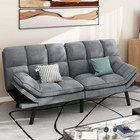 Xelsyo Convertible Sofa Bed Cat-scratch-proof Fabric Futon Couch Sleeper Sofa