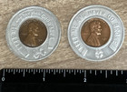 7 Vintage Good Luck Tokens  2 Encased Wheat Pennies  1924  1951  Rexall   Others