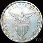 Proof 1903 Us Philippines Fifty Centavos   Toned 50c Coin   Free Shipping   Tcc