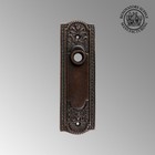 Black Door Plate Bronze Solid Brass Finish Without Keyhole Renovators Supply
